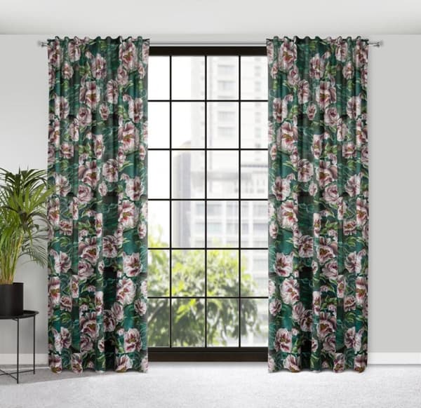 PALMER FÄRDIG GARDIN PÅ TEJP 140 X 270 CM GRÖN