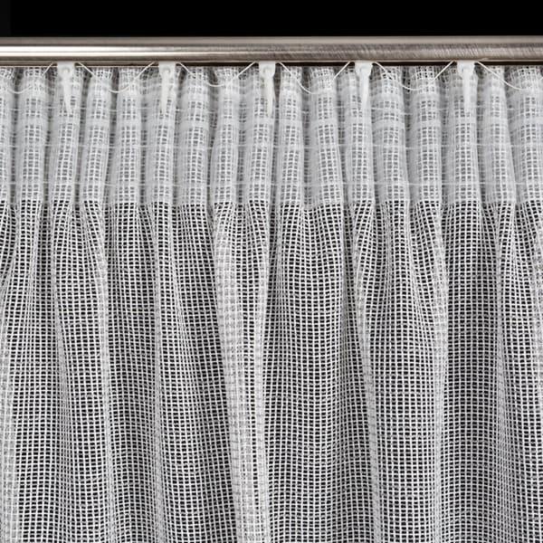 KIM 2 KLARGAVET GARDIN PÅ TAPE 140 X 300 CM GRÅ
