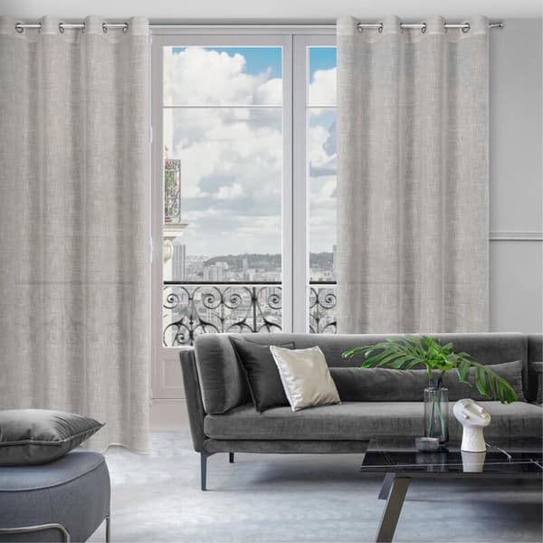 FÄRDIG GARDIN NEL 140 X 250 CM GRÅ