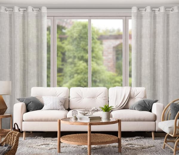 FÄRDIG GARDIN NEL 140 X 250 CM GRÅ