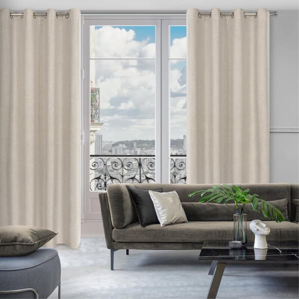 FÄRDIG GJORDAD GARDIN LIDIA 140 X 250 CM BEIGE