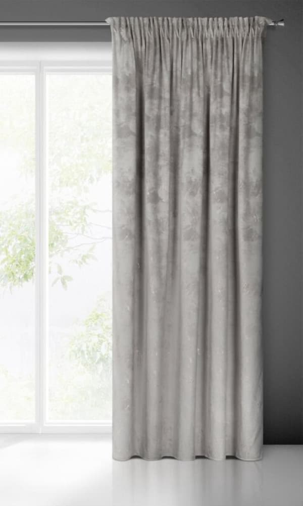 NADIA FÄRDIG GARDIN PÅ TEJP 140 X 300 CM SILVER