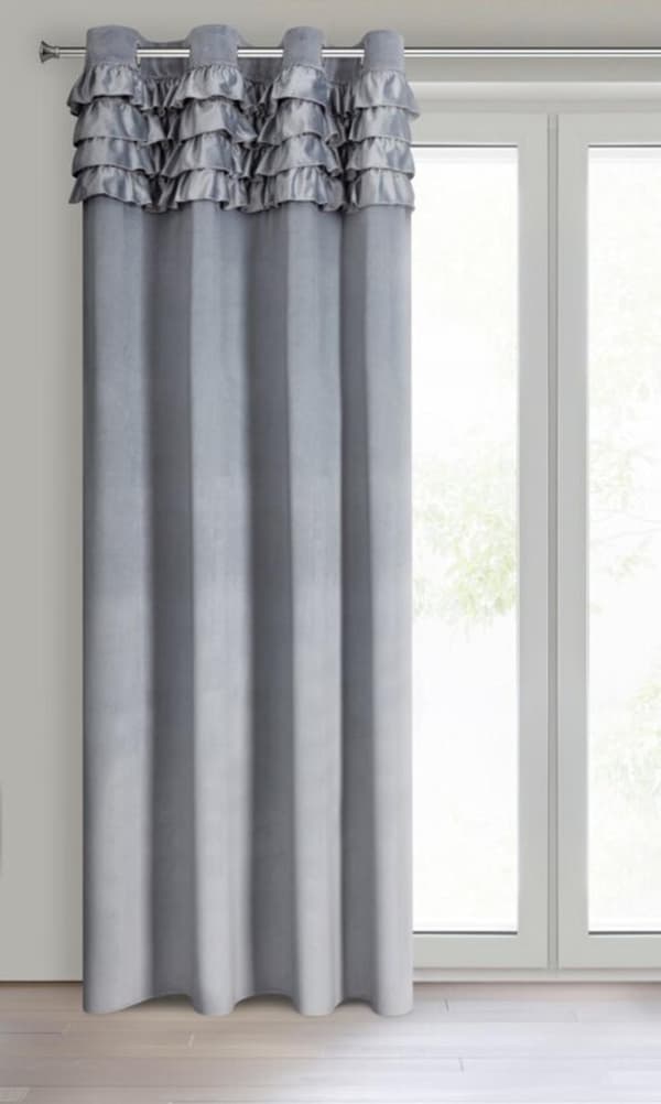FÄRDIG GARDIN ERIN 140 X 250 CM GRÅ