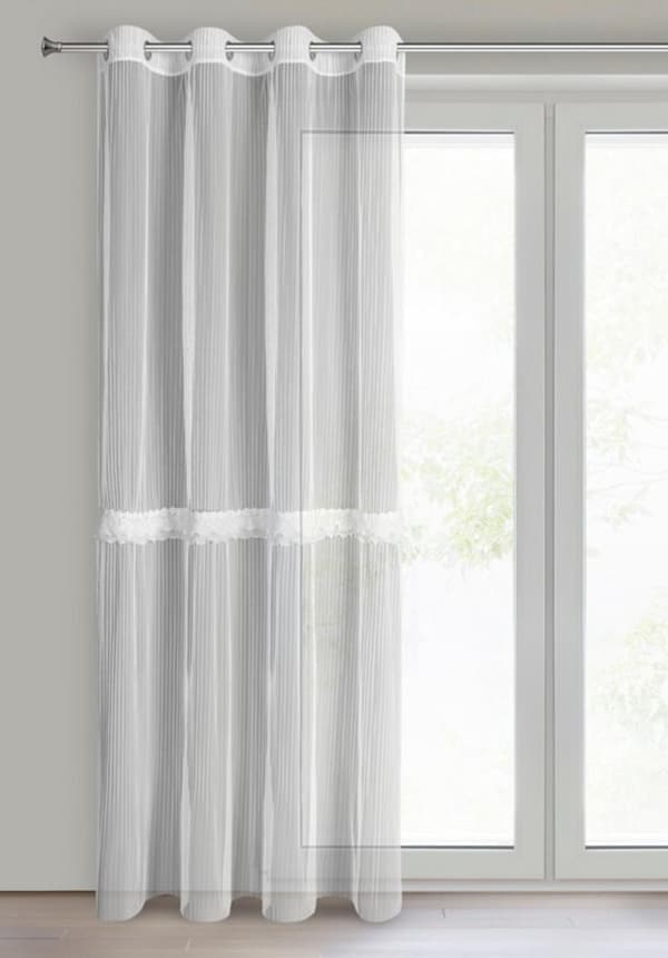 KLARGAVET GARDIN ELIANA 140 X 260 CM HVID