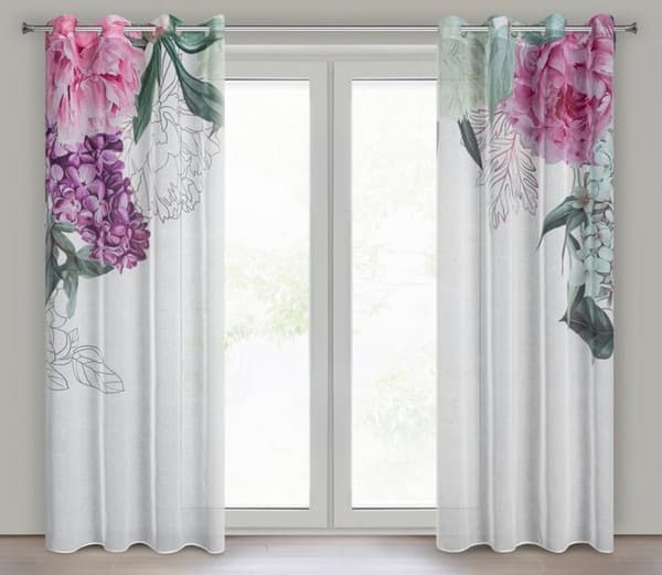 KLARGAVET GARDIN ISA 140 X 260 CM HVID