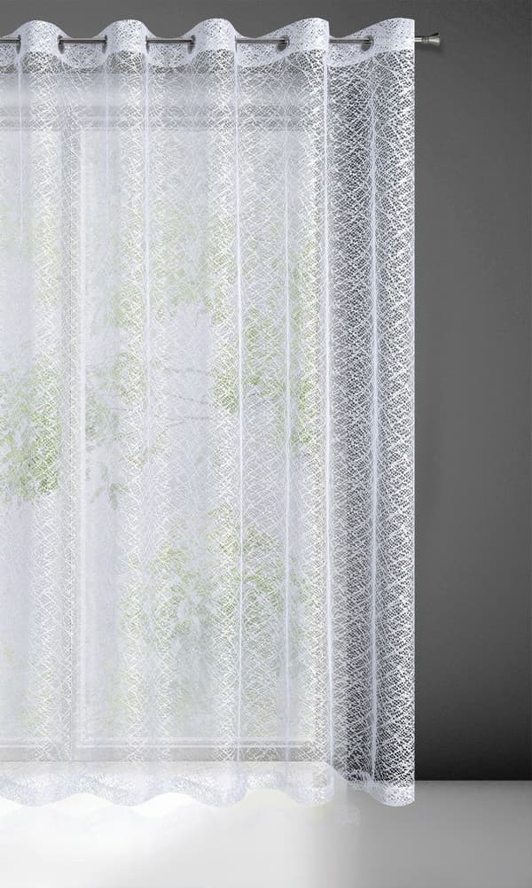 KLARGAVET GARDIN AMANDA 300 X 250 CM HVID