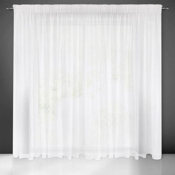 KLARGÅRET GARDIN ESEL 400 X 250 CM HVID