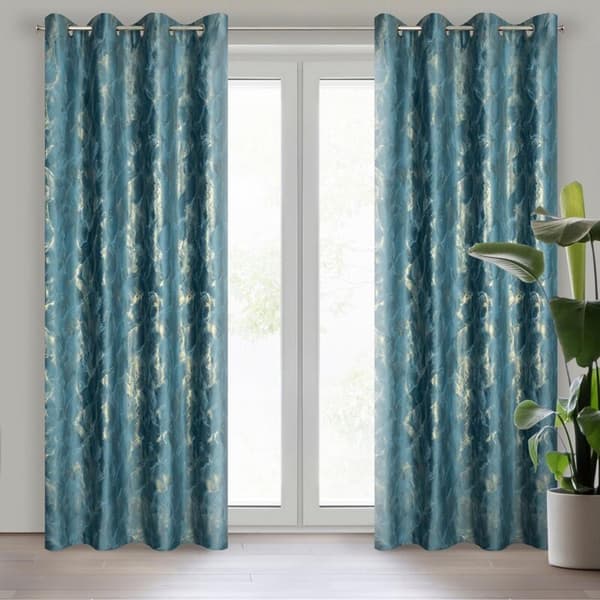 KLARGAVET GARDINMELODI 140 X 250 CM NAVY