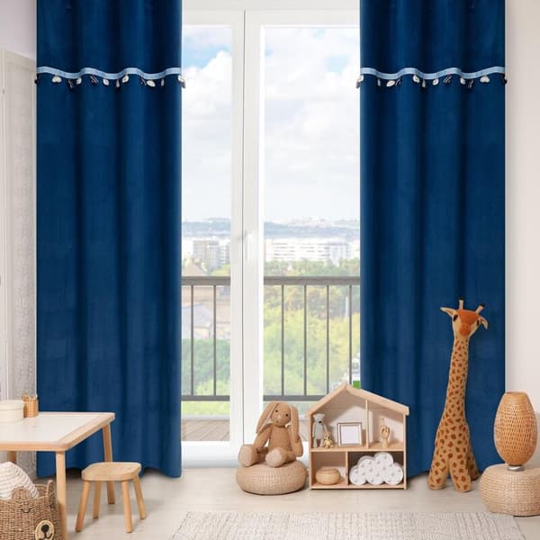 KLARGAVET GARDINBIL 1 140 X 250 CM NAVY