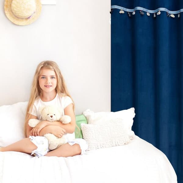 KLARGAVET GARDINBIL 1 140 X 250 CM NAVY