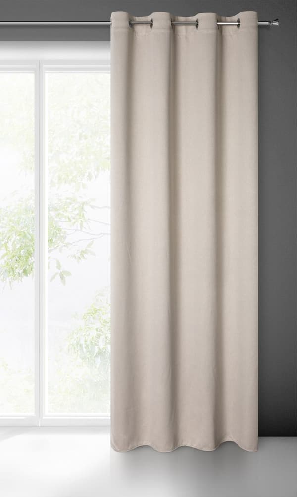 KLARGAVET GARDIN AMARO 140 X 250 CM BEIGE