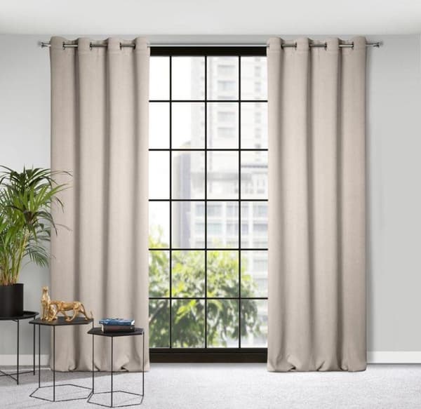 KLARGAVET GARDIN AMARO 140 X 250 CM BEIGE