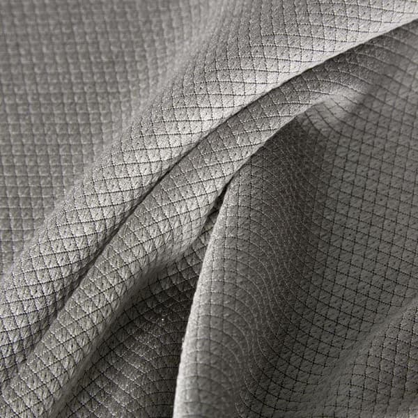 FÄRDIG Gjord gardin AMARO 140 X 250 CM GRÅ-BEIGE