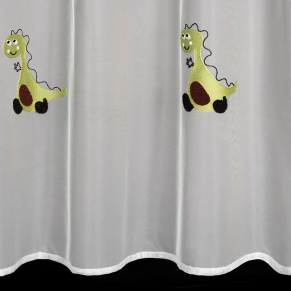 DINO KLARGAVET GARDIN 140 X 250 CM HVID