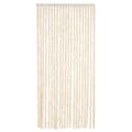 Miniatyrbild 4 av 8: vidaXL Insektsgardin beige och vit 90x220 cm chenille