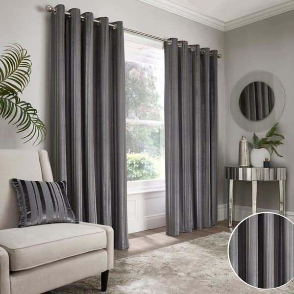 Appletree - CD4SL90726LPP - Boutique - Conrad - Par Jacquard Eyelet Gardiner - 229 x 183 cm - Skiffer