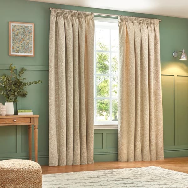 Wylder Nature Grantley Jacquard Pencil Pleat Curtains