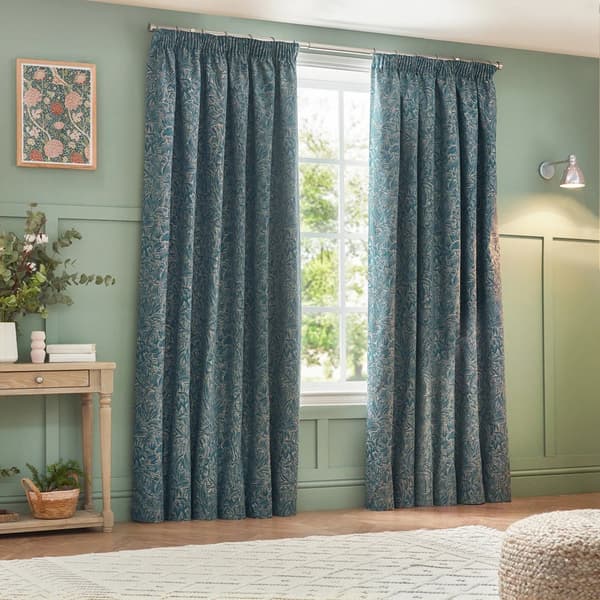 Wylder Nature Grantley Jacquard Pencil Pleat Curtains