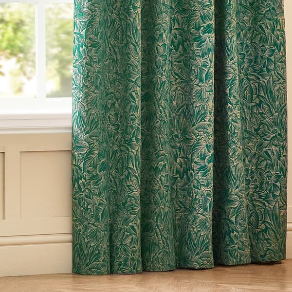 Wylder Nature Grantley Jacquard Pencil Pleat Curtains