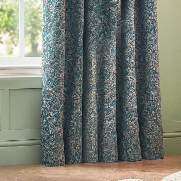 Wylder Nature Grantley Jacquard Pencil Pleat Curtains