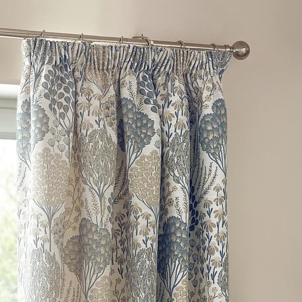 Wylder Ophelia Jacquard Floral Pencil Pleat Curtains