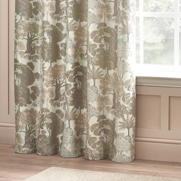 Wylder Woodlands Jacquard Floral Eyelet Curtains