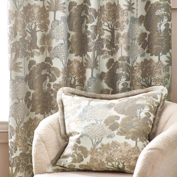 Wylder Woodlands Jacquard Floral Eyelet Curtains