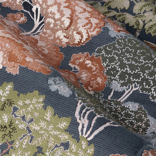 Wylder Woodlands Jacquard Floral Eyelet Curtains