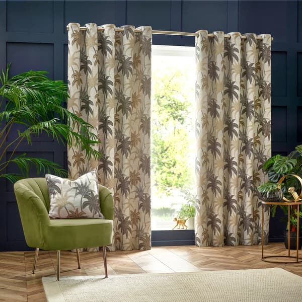Wylder Galapagos Jacquard Eyelet Curtains