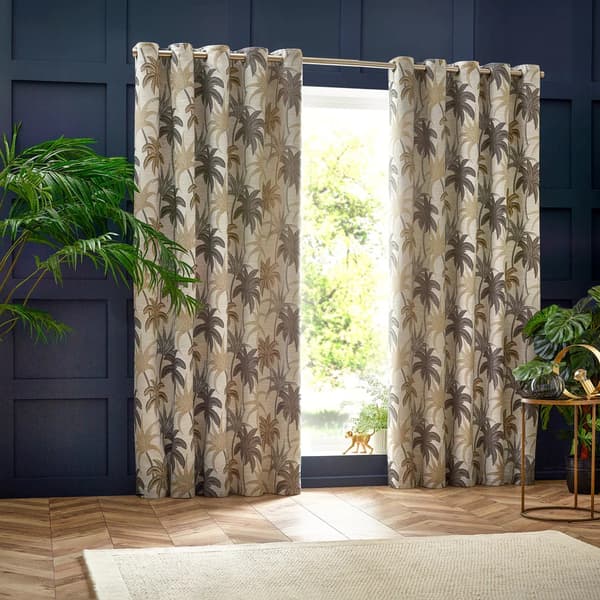 Wylder Galapagos Jacquard Eyelet Curtains