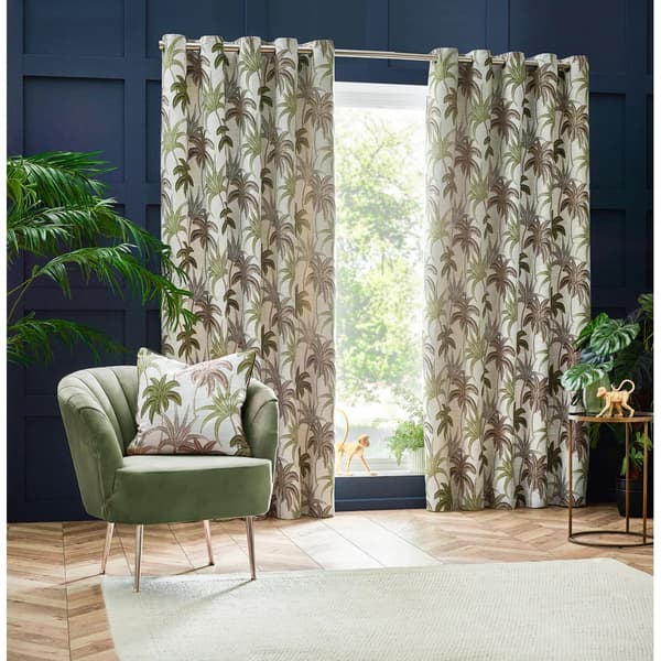 Wylder Galapagos Jacquard Eyelet Curtains