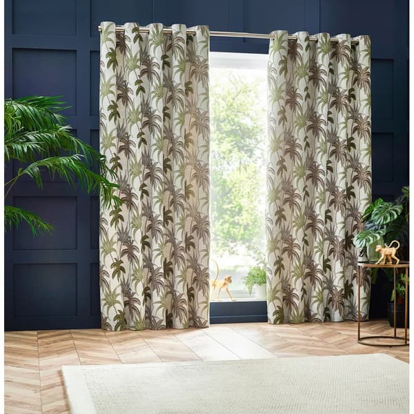 Wylder Galapagos Jacquard Eyelet Curtains