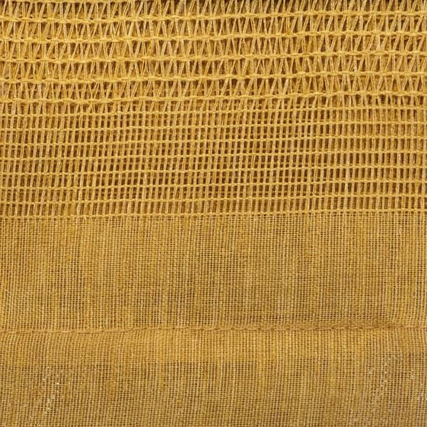 Voilage - ATMOSPHERA - Sab - Ocre - 140x240 cm - Effekt av bränd bomull