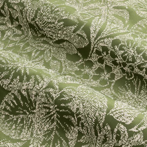 Wylder Bali Jacquard Botanical Eyelet Curtains