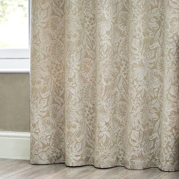 Wylder Bali Jacquard Botanical Eyelet Curtains