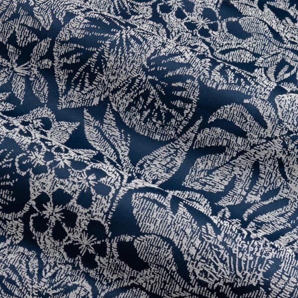 Wylder Bali Jacquard Botanical Eyelet Curtains