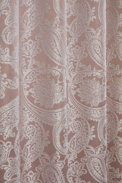 Gardin - dubbla gardiner Emma barclay - DCE9090BLUS - Duchess Dubbla plisségardiner Jacquard Blek rosa Bredd 228 x 228 cm