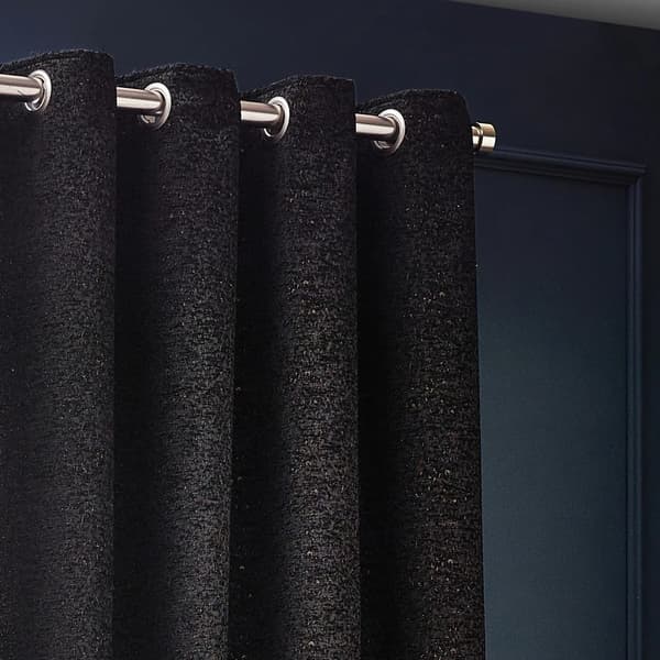 Paoletti New Galaxy Chenille Eyelet Curtains