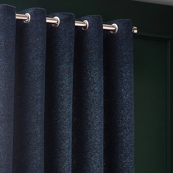 Paoletti New Galaxy Chenille Eyelet Curtains