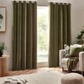 Miniatyrbillede 1 af 3: Yard Chenille Velvet Eyelet Curtains