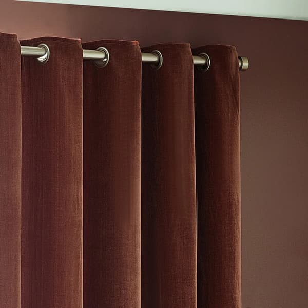 Yard Chenille Velvet Eyelet Curtains