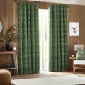 Miniatyrbillede 1 af 3: Furn Winter Woods Chenille Animals Eyelet Curtains