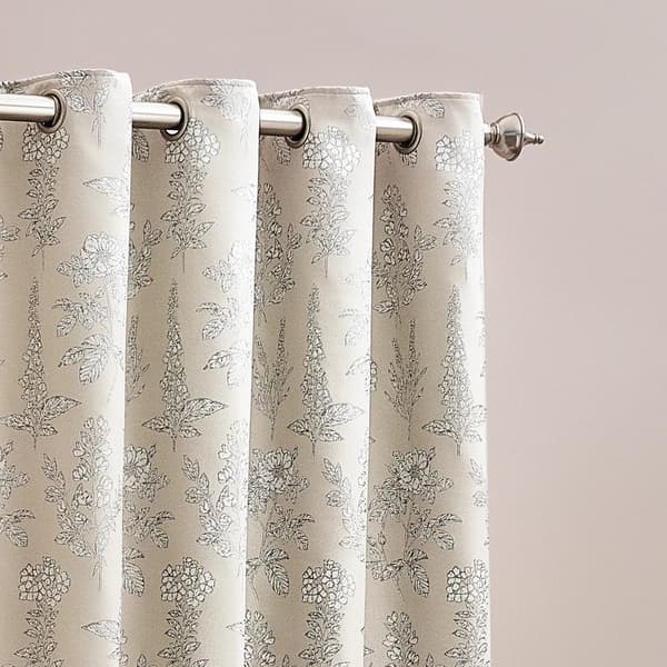 Wylder Nature Sophia Jacquard Floral Eyelet Curtains