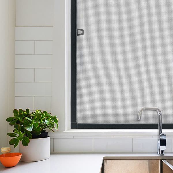XMTECH 100x120cm myggnät för fönster - myggnät för ramfönster myggnätsnät - antracit, 2 st