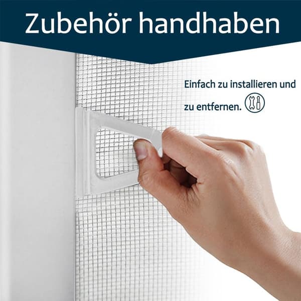 XMTECH 100x120cm myggnät för fönster - myggnät för ramfönster myggnätsnät - vit, 3 st