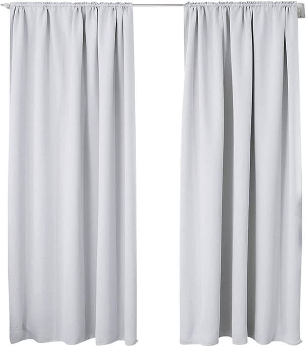 Rootz Premium -pimennysverhot - Huoneen tummuvat verhot - Lämpöeristetyt paneelit - Melunvaimennus - Energiansäästö - 135cm x 245cm