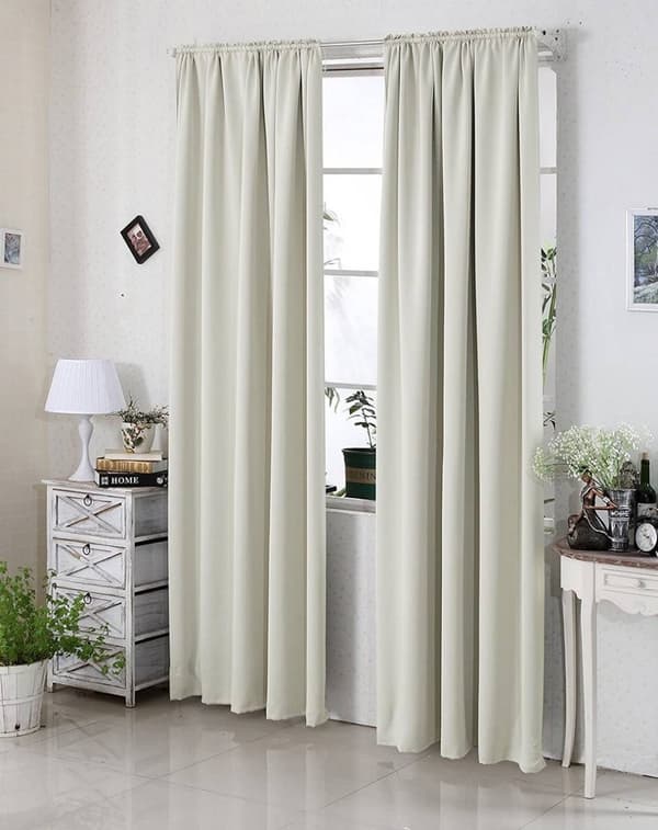 Rootz Premium -pimennysverhot - Yksityisyysverhot - Lämpöeristetyt paneelit - Valonesto, Energiansäästö, Melua vaimentava - 100 % polyesteri - 135cm x