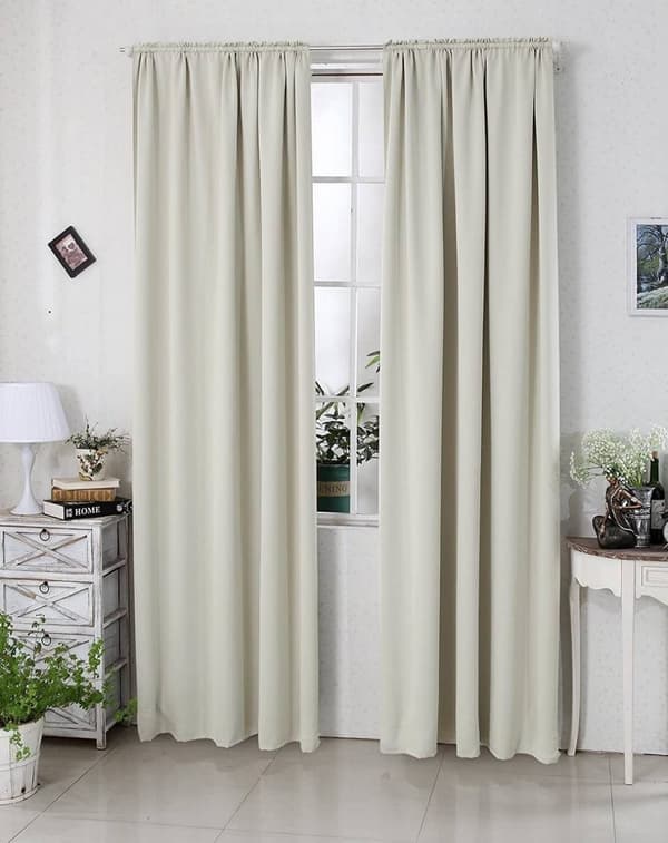 Rootz Premium -pimennysverhot - Yksityisyysverhot - Lämpöeristetyt paneelit - Valonesto, Energiansäästö, Melua vaimentava - 100 % polyesteri - 135cm x