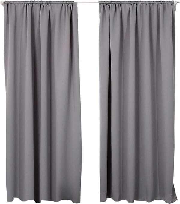 Rootz Premium Mörkläggningsgardiner - Mörkläggningsgardiner - Sekretessgardiner - Bullerreducering, Energieffektiv, Termisk foder - 168cm x 229cm