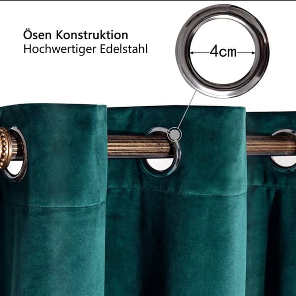 Rootz Premium -pimennysverhot - Huoneen tummuvat verhot - Yksityisyysverhot - Valoa estävät, energiaa säästävät, melua vaimentavat - 140cm x 225cm/245